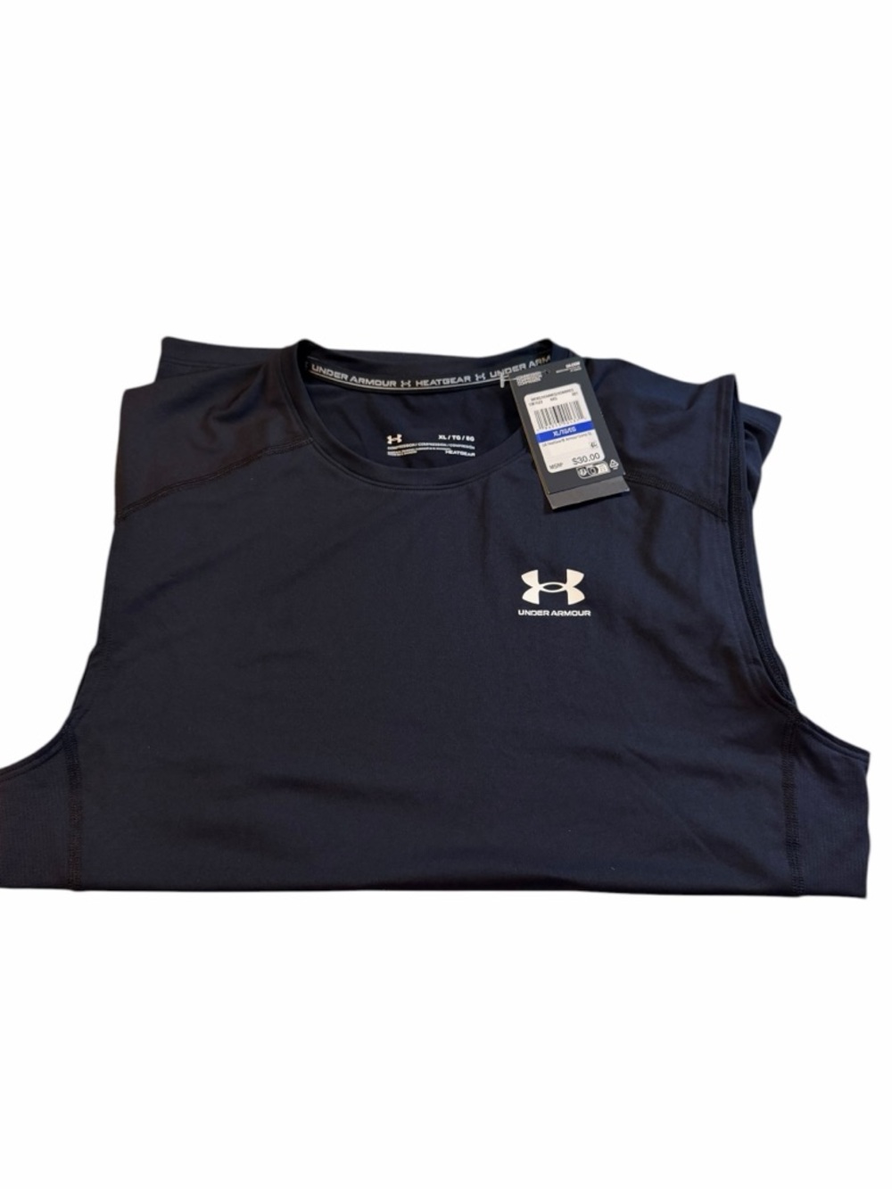 Under Armour Black HeatGear Compression Short Sleeve Top